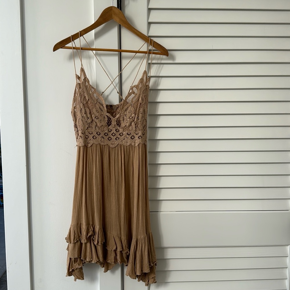 Free People Adella Slip Dress